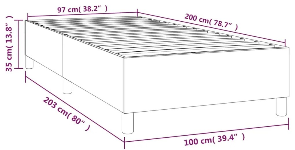 Giroletto a Molle Tortora 100x200 cm in Tessuto