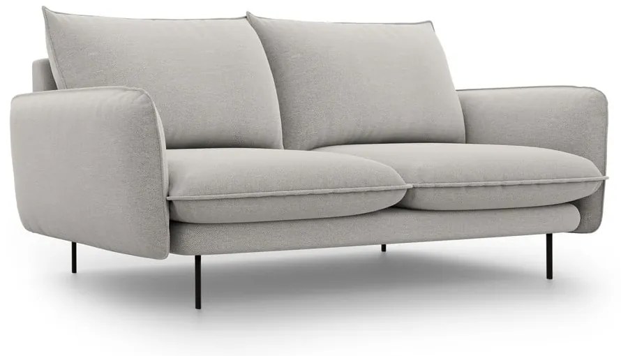 Divano grigio chiaro , 160 cm Vienna - Cosmopolitan Design