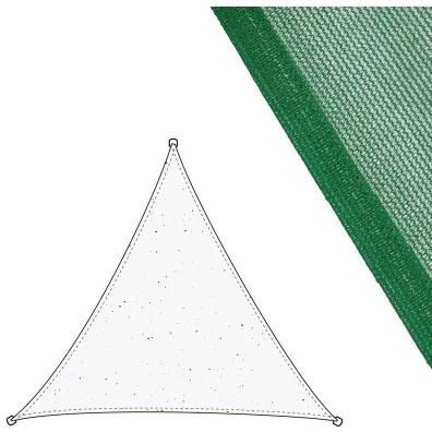 Vele parasole Tenda 3 x 3 m Verde Polietilene 300 x 300 x 0,5 cm