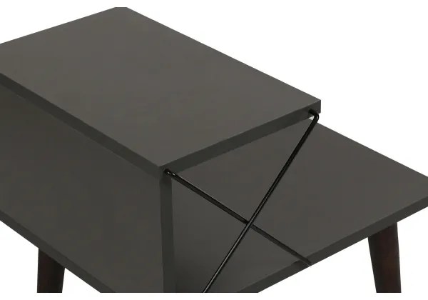 Comodino CROSS 55x50 cm antracite