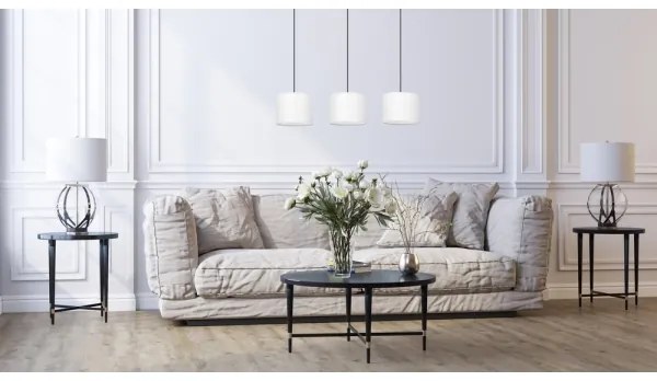 Lampadario a sospensione con filo TUZ 3xE27/60W/230V