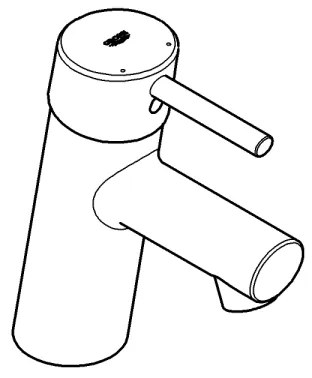 GROHE 3224010E - Miscelatore per lavabo CONCETTO DN 15 cromo lucido