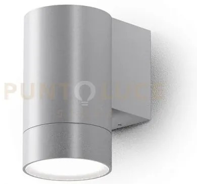 Ges1062- applique 1 luce attcaco gu10 colore grigio alluminio in al...