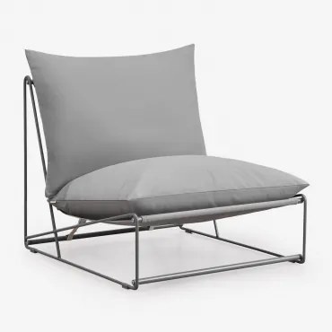 Poltrona Da Giardino Amaro Grigio - Sklum