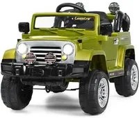 Auto Jeep Sport Safari Macchina Elettrica per Bambini 4x4 12V con Telecomando