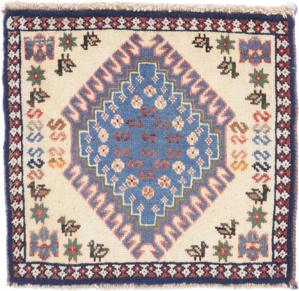 Yalameh Tappeto 40x40 (Iran) Annodato A Mano
