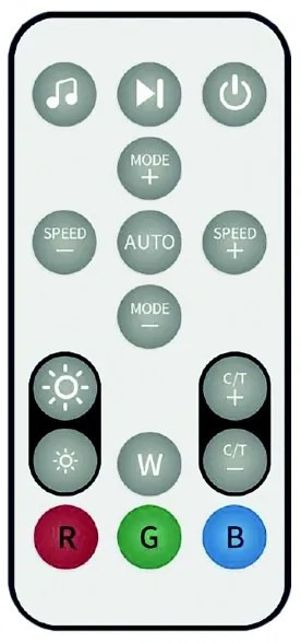 Solight WO62 - Lampada dimmerabile LED RGB RAINBOW LED/18W/230V Wi-Fi Tuya + telecomando