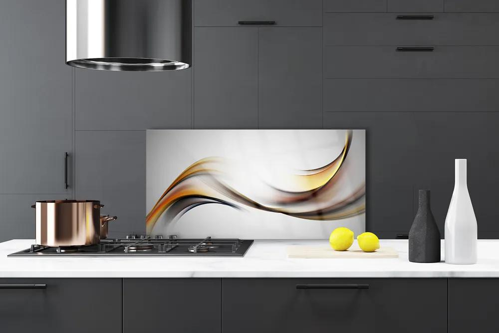 Pannello rivestimento parete cucina Grafica di astrazione 100x50 cm