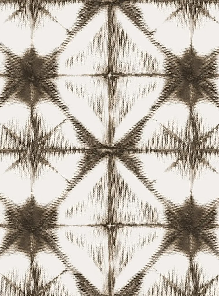 Rebel Walls Carta da parati Tie Dye Kaleidoscope - Brown