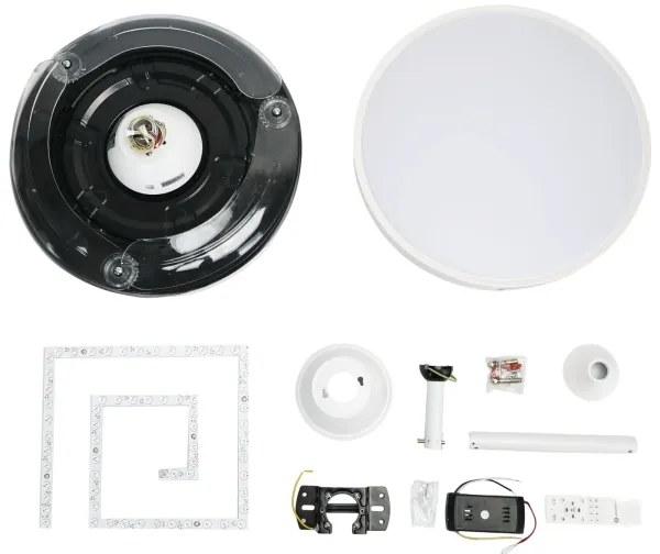 Aigostar - Ventilatore da soffitto dimmerabile a LED LED/36W/230V 2700-6500K + +TC bianco