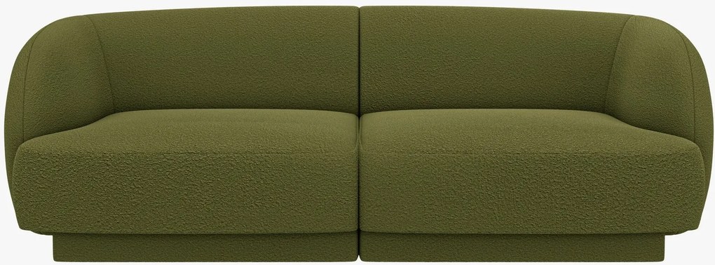 Divano modulare Miley 2 posti in tessuto Bouclé Baloo – L180 cm