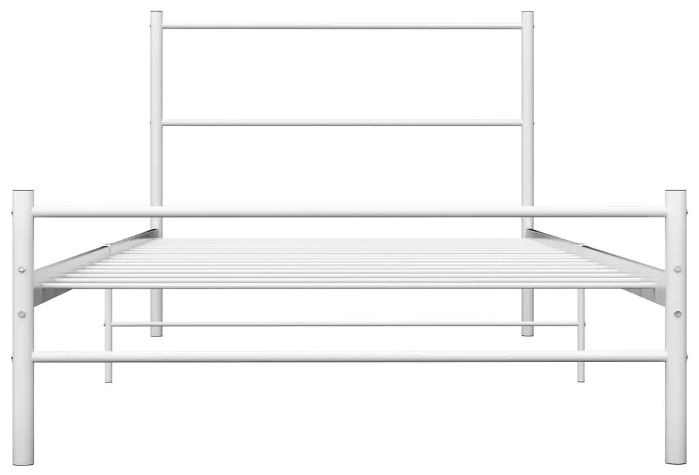 Giroletto bianco in metallo 100x200 cm