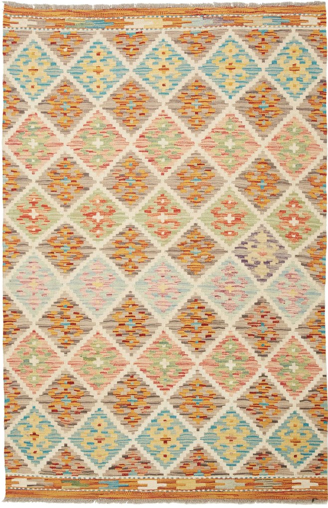 Kilim Tappeto 110x160 (Pakistan) Tessuto A Mano