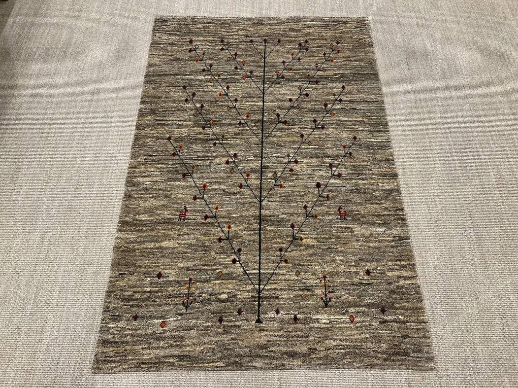 Gabbeh Tappeto persiano 120 x 180 Grigio (Iran) Annodato A Mano