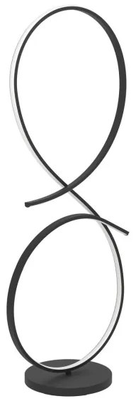 Eglo 901271 - Lampada LED da terra SERPINS LED/20W/230V 3000K nero