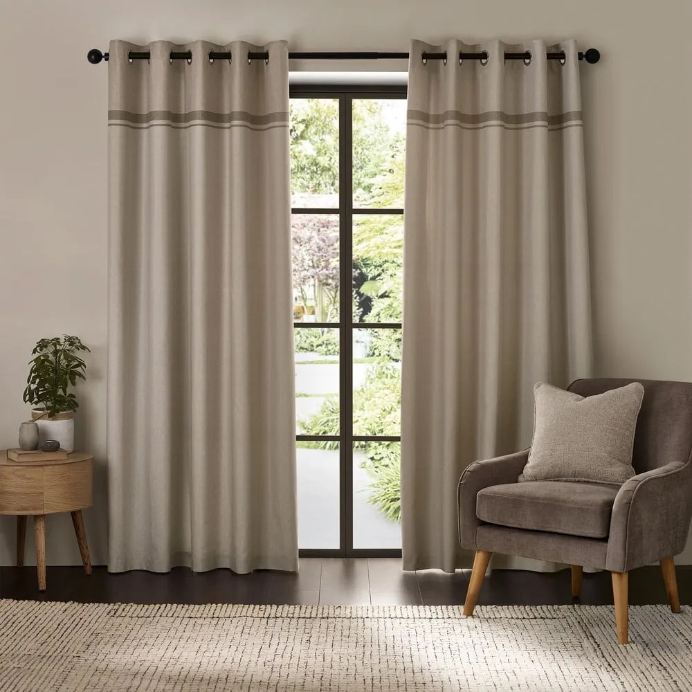 Tende in set beige 2 pz 168x137 cm Melville – Catherine Lansfield