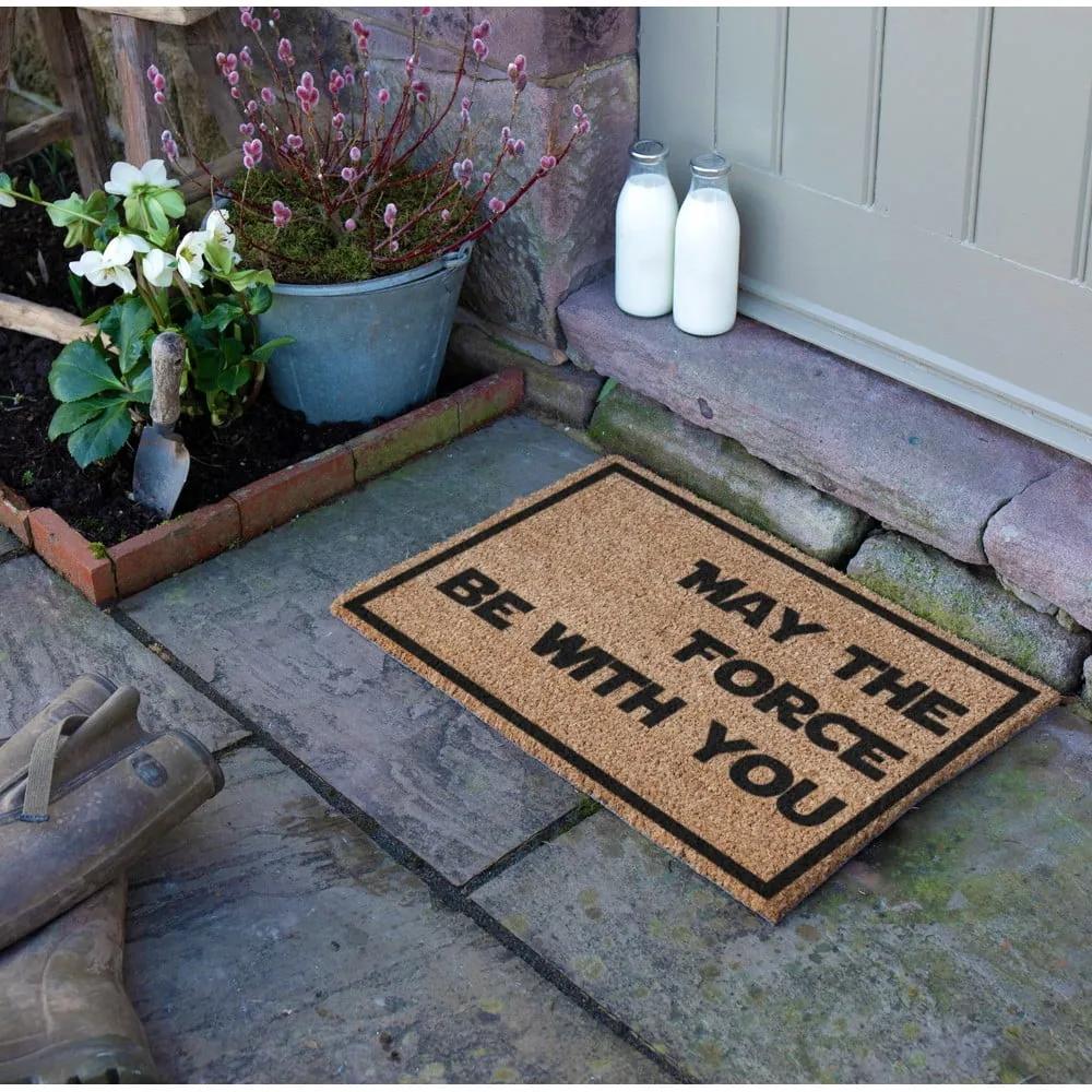 Stuoia in cocco naturale May The Force Be With You, 40 x 60 cm May the Force Be With Your - Artsy Doormats