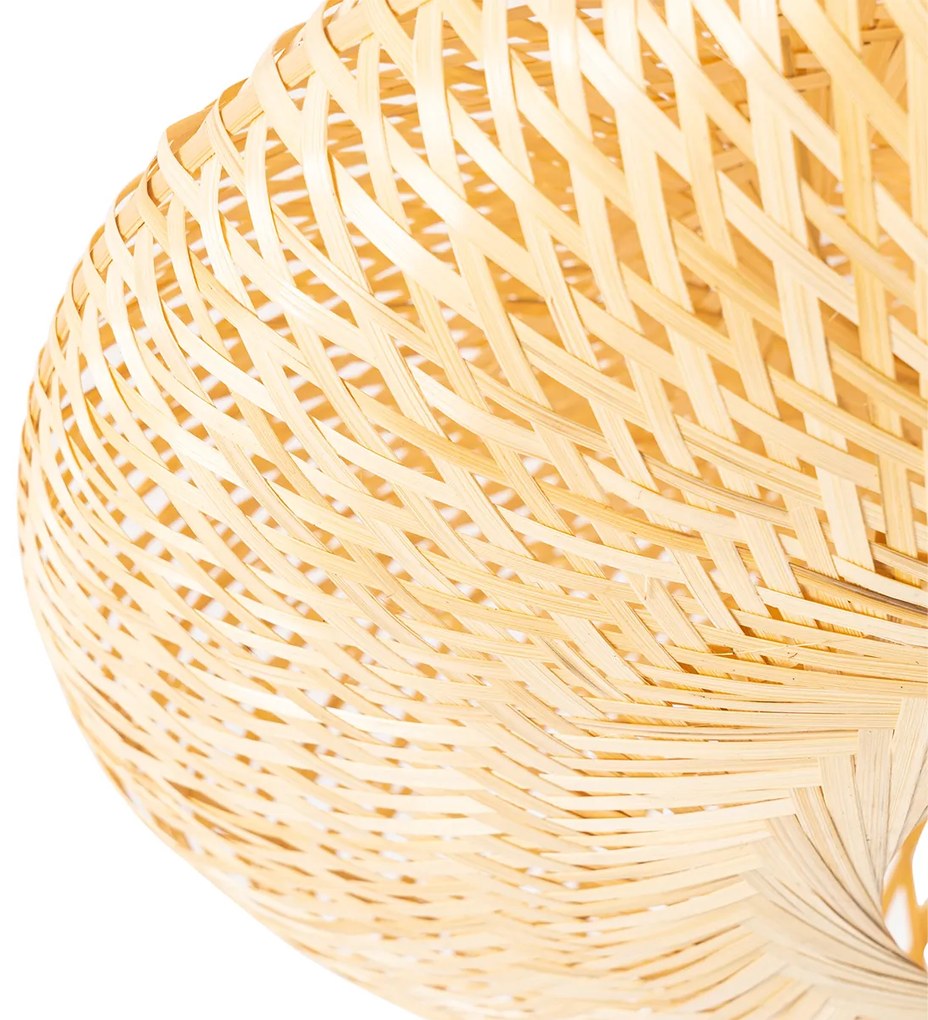 Plafoniera Smart in Bamboo 50 cm Incl. Wifi G95 - Ostrava