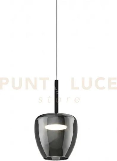 Sospensione 1 luce attacco gx53 con cavo cm 250 con vetro 1236 gran...