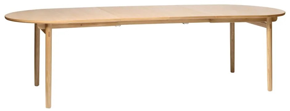 Tavolo da pranzo pieghevole in rovere decorato 100x190 cm Carno - Unique Furniture