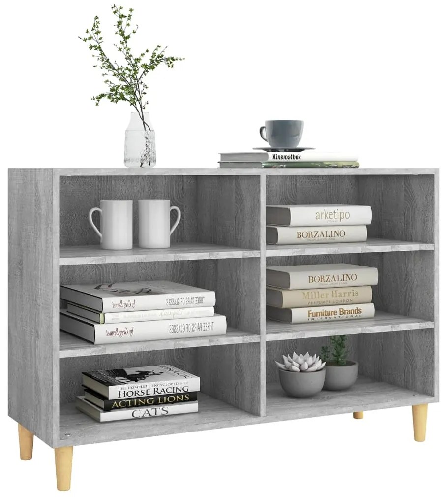 Credenza grigio sonoma 103,5x35x70 cm in truciolato