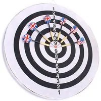 Dart Game Gioco Tirassegno Bersaglio con Freccette Modello Deluxe Diametro 45 cm