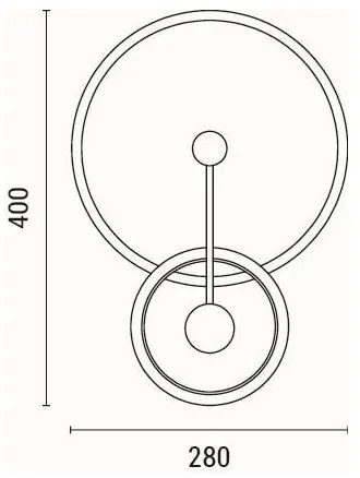 Applique a LED LED/15W/230V 3000K