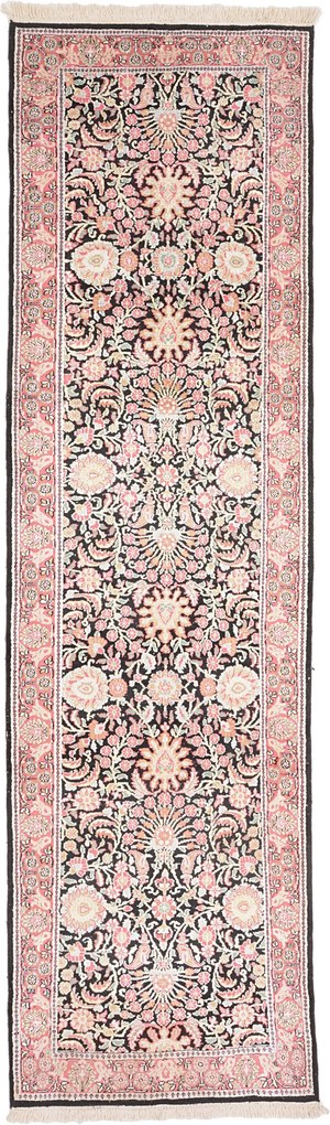Cashmere Silk Tappeto 300 x 80 (Indian) Annodato A Mano
