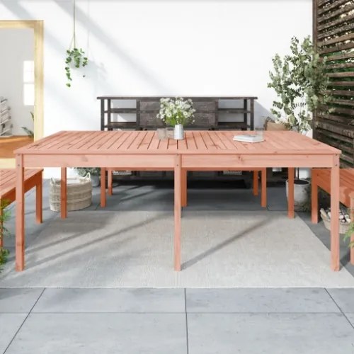 Tavolo da Giardino 203,5x100x76cm in Legno Massello di Douglas