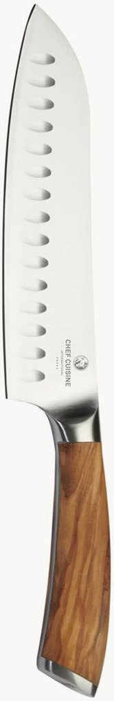 Coltello Santoku con manico in legno d'olivo Gregory