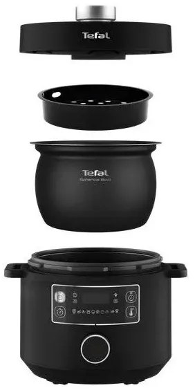 Tefal - Pentola elettrica multifunzionale TURBO CUISINE 4,8 l 1090W/230V nero