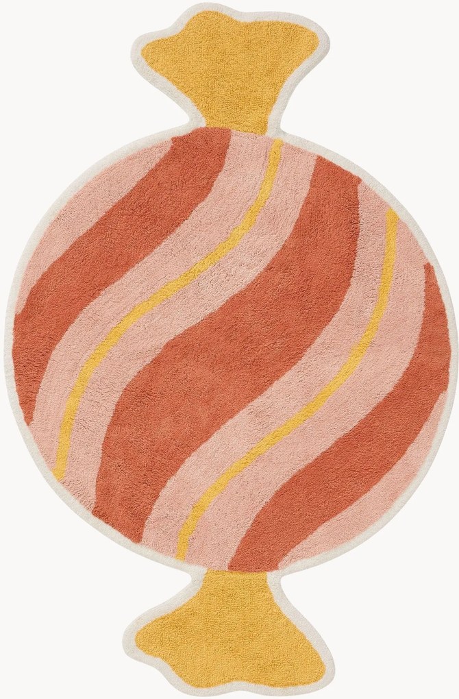 Tappeto per bambini fatto a mano lavabile Caramelle