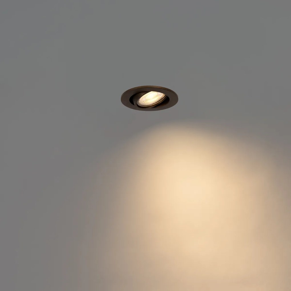 Faretto da incasso moderno bronzo scuro orientabile - Cisco