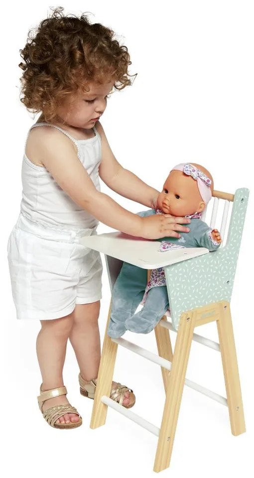 Seggiolone in legno per bambole - Zen