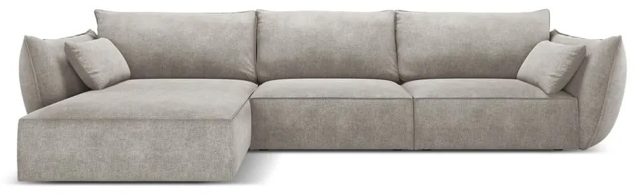 Divano angolare grigio chiaro (angolo sinistro) Vanda - Mazzini Sofas