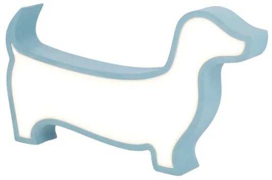 Lampada da tavolo LED per bambini DOG LED/12W/230V blu