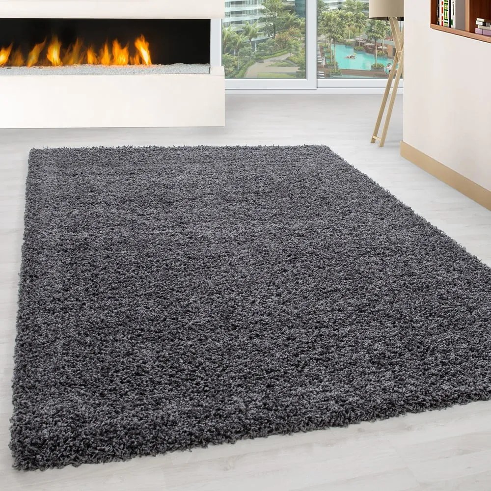 Tappeto grigio scuro 140x200 cm Life - Ayyildiz Carpets