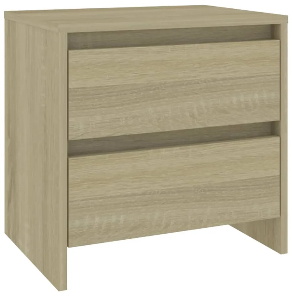 Comodino Rovere Sonoma 45x34,5x44,5 cm in Truciolato