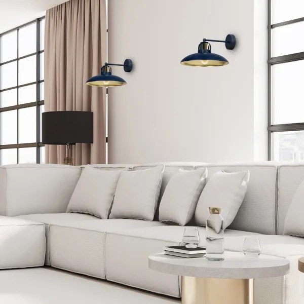 Brilagi - Applique FLAMENGO 1xE27/60W/230V blu