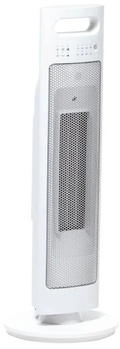 Termoventilatore ceramico mobile EQUATION Presence bianco 2500 W