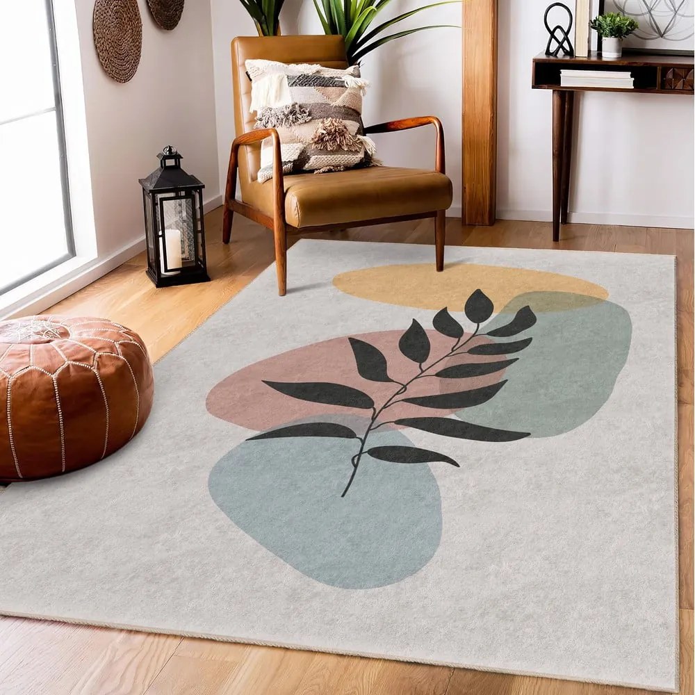 Tappeto color crema lavabile 160x230 cm Illustrated Autumn – Mila Home