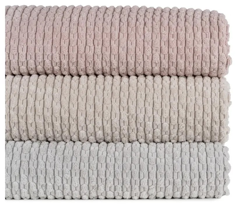 Copriletto beige con rivestimento trapuntato 230x260 cm – Ixia