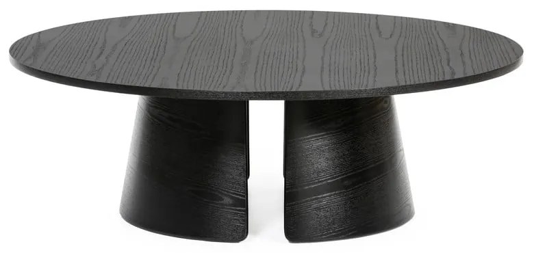 Tavolino nero , ø 110 cm Cep - Teulat