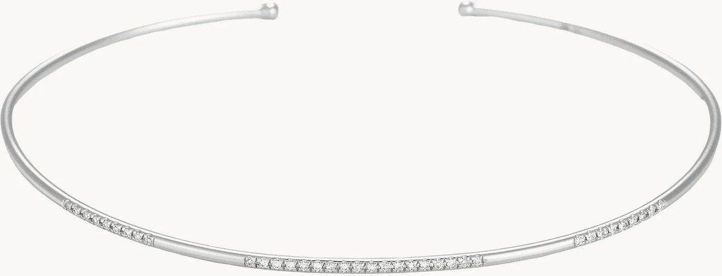 Bracciale in oro bianco con diamanti Divided Line, 0,07 carati