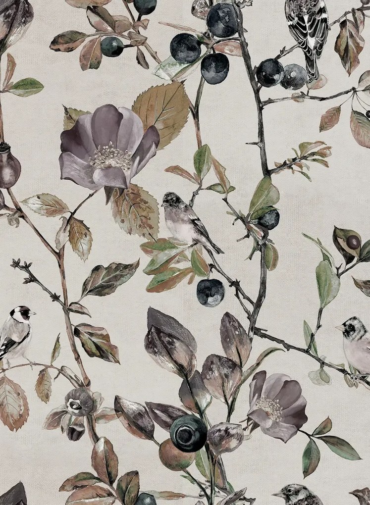 Coordonne Carta da parati Goldfinch Song - Pear