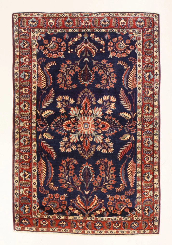 Sarouk Tappeto 200x130 (Iran) Annodato A Mano