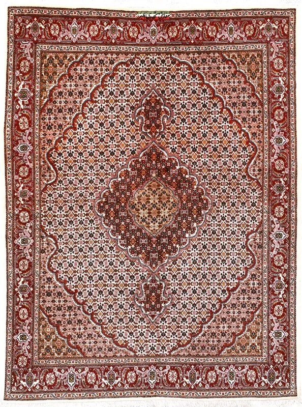 Tabriz Tappeto persiano 160x200 Beige (Iran) Annodato A Mano