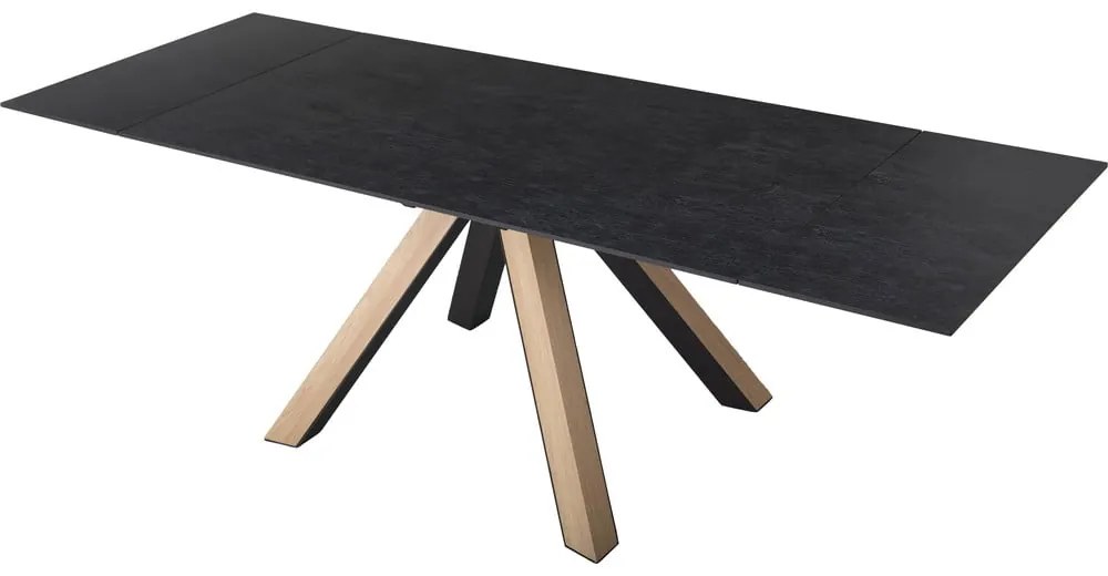 Tavolo da pranzo pieghevole in ceramica 90x160 cm Azur - Marckeric