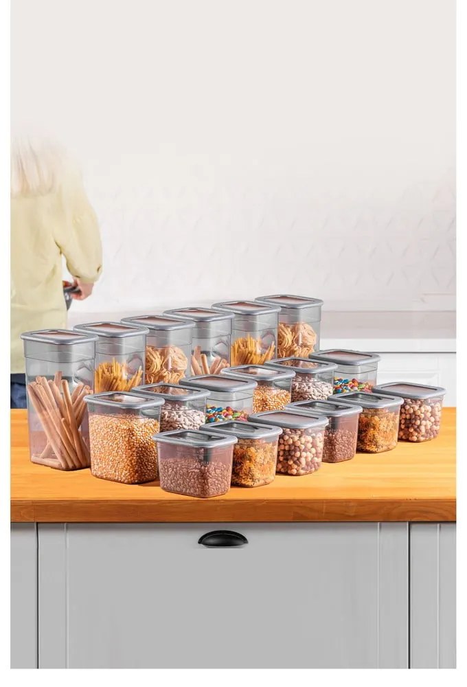 Dózy v sadě 18 ks na sypké potraviny Fresco – Hermia