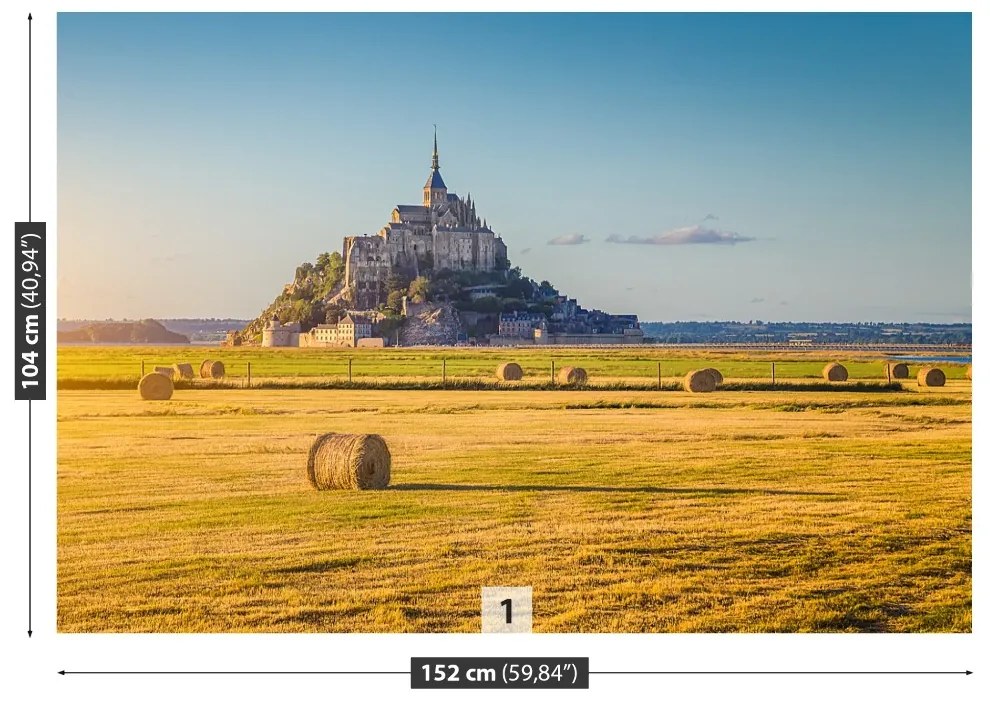 Carta da parati Le Mont Saintmichel 104x70 cm